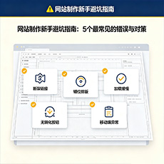 厦门建站-网站制作新手避坑指南：5个最常见的错误与对策