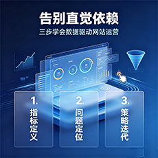 厦门建站-告别直觉依赖：三步学会数据驱动网站运营