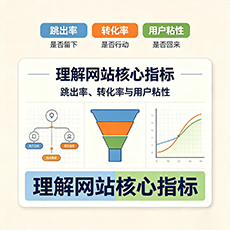 厦门建站-理解网站核心指标：跳出率、转化率与用户粘性