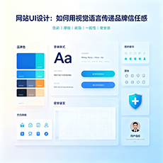 厦门建站-网站UI设计:如何用视觉语言传递品牌信任感