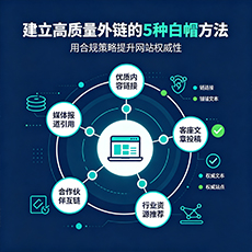 厦门建站-建立高质量外链的5种白帽方法